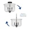 Progress Lighting Winslett Collection Black Three-Light Semi-Flush Convertible P350153-031 - alternate 4